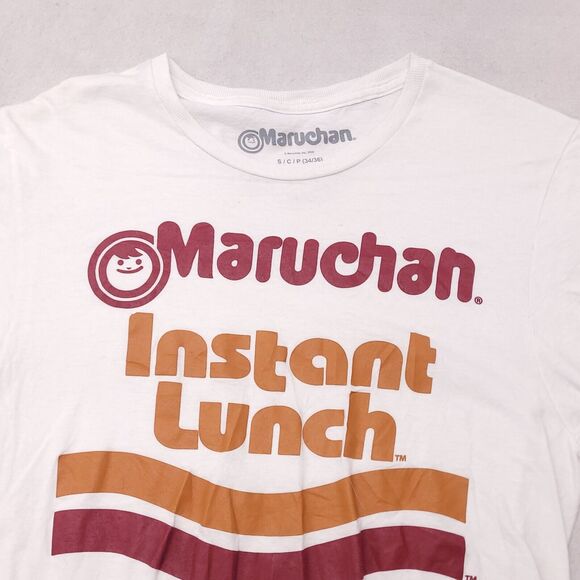 Maruchan Instant Lunch Casual Graphic T-Shirt Adult Mens Size Small S White - Picture 1 of 11